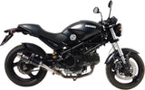 Double Sortie D'Échappement Non Catalysée Avec Homologation Acoustique Gp Carbon - Mivv Compatible Avec Ducati Monster 695 (2006-2008)