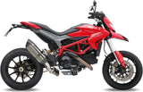 Système D'Échappement Catalytique Avec Homologation Acoustique Suono Acier Carbon - Mivv Compatible Avec Ducati Hypermotard 821 (2013-2015)