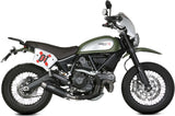 Système D'Échappement Catalytique Avec Homologation Acoustique Gppro Acier Noir - Mivv Compatible Avec Ducati Scrambler 800 (2015-2020)