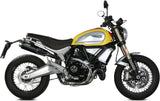 Double Sortie D'Échappement Homologuée Au Niveau Sonore Gppro Acier Noir - Mivv Compatible Avec Ducati Scrambler 1100 (2018-2020)