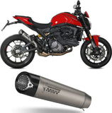 Système D'Échappement Homologué Au Niveau Sonore X-M5 Titanium Carbon - Mivv Compatible Avec Ducati Monster + (2021-2024)