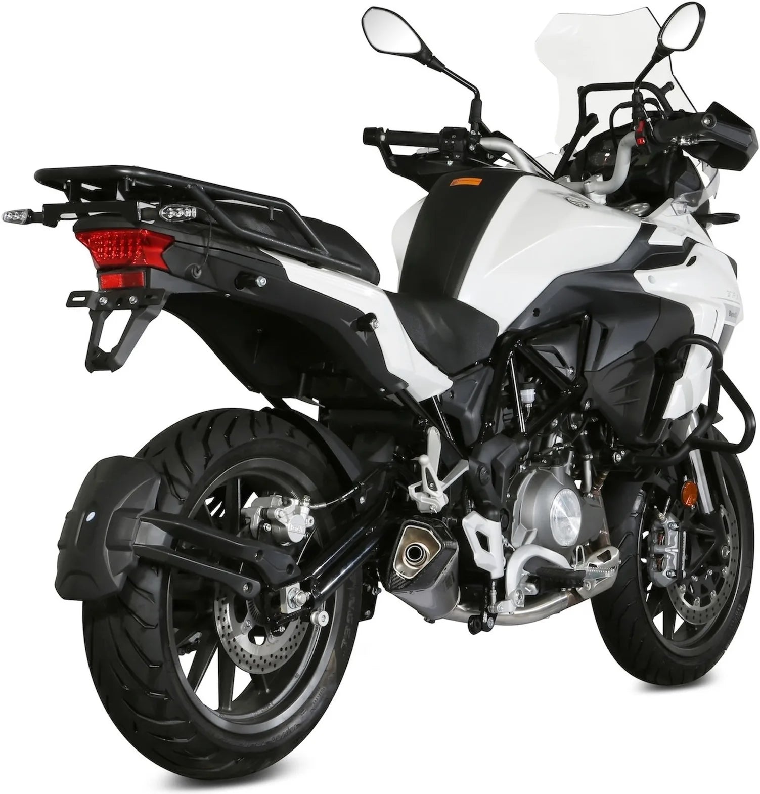 Système D'Échappement Homologué Au Niveau Sonore Delta Race Acier Carbon - Mivv Compatible Avec Benelli Trk 502 (2017-2024)