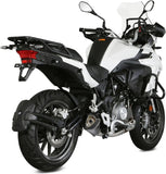 Système D'Échappement Homologué Au Niveau Sonore Delta Race Acier Carbon - Mivv Compatible Avec Benelli Trk 502 (2017-2024)