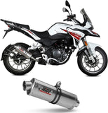 Système D'Échappement Homologué Au Niveau Sonore Oval Acier - Mivv Compatible Avec Benelli Trk 251 (2019-2024)