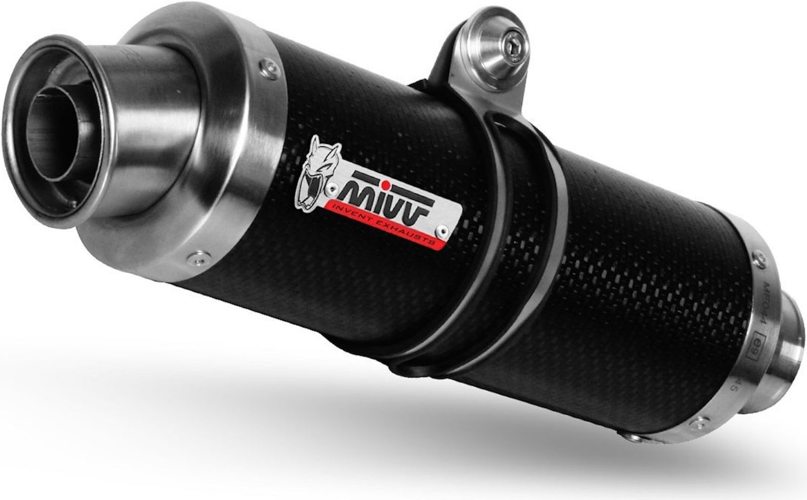 Exhaust Tip With Noise Certification Gp Carbon - Mivv Compatible With Triumph Speed Triple (2016-2017)