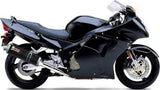 Dual Non-Catalytic Exhaust System With Sound Certification Oval Carbon - Mivv Compatible With Honda Cbr 1100 Xx (1997-2006)