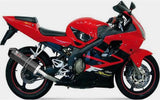 Système D'Échappement Catalytique Avec Homologation Acoustique Oval Carbon Carbon - Mivv Compatible Avec Honda Cbr 600 F (2001-2010)