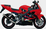 Non-Catalytic Exhaust Tip With Sound Certification Gp Steel Black - Mivv Compatible With Honda Cbr 600 F (2001-2010)