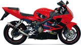 Système D'Échappement Non Catalysé Et Homologué Au Niveau Sonore Gp Acier Noir - Mivv Compatible Avec Honda Cbr 600 Fs (2001-2003)