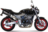 Catalytic Exhaust Tip With Sound Certification Oval Carbon Carbon - Mivv Compatible With Honda Hornet 600 (2003-2006)