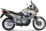 Système D'Échappement Non Catalysé Et Homologué Au Niveau Sonore Suono Acier Noir Carbon - Mivv Compatible Avec Honda Xlv 650 Transalp (2000-2004)