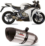 Système D'Échappement Homologué Au Niveau Sonore Suono Acier Carbon - Mivv Compatible Avec Honda Cbr 1000 Rr (2008-2013)