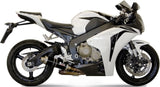 Système D'Échappement Non Catalysé Et Homologué Au Niveau Sonore Gp Acier Noir - Mivv Compatible Avec Honda Cbr 1000 Rr (2008-2013)