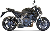 Système D'Échappement Non Catalysé Et Homologué Au Niveau Sonore Gp Acier Noir - Mivv Compatible Avec Honda Cb 1000 R (2008-2017)
