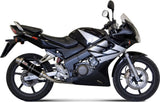 Système D'Échappement Complet Avec Catalyseur Et Homologation Acoustique Gp Acier Noir - Mivv Compatible Avec Honda Cbr 125 R (2004-2010)
