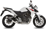 Système D'Échappement Homologué Au Niveau Sonore Gp Carbon - Mivv Compatible Avec Honda Cb 500 F (2013-2015)