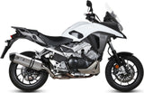 Système D'Échappement Homologué Au Niveau Sonore Speed Edge Acier Carbon - Mivv Compatible Avec Honda Crossrunner (2015-2020)