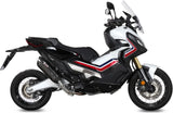 Système D'Échappement Complet Sans Catalyseur Et Homologué Au Niveau Sonore Suono Acier Noir Carbon - Mivv Compatible Avec Honda X-Adv 750 (2017-2024)