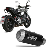 Système D'Échappement Homologué Au Niveau Sonore Mk3 Acier Noir - Mivv Compatible Avec Honda Cb 1000 R (2018-2024)