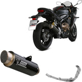 Système D'Échappement Complet Sans Catalyseur Et Homologué Au Niveau Sonore Gppro Carbon - Mivv Compatible Avec Honda Cbr 650 R (2019-2023)