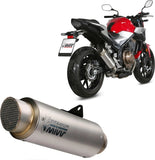 Système D'Échappement Homologué Au Niveau Sonore Gppro Titanium - Mivv Compatible Avec Honda Cb 500 F (2019-2024)