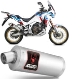 Système D'Échappement Homologué Au Niveau Sonore Dakar Acier - Mivv Compatible Avec Honda Crf 1100 L Africa Twin (2020-2023)