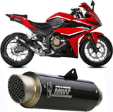 Système D'Échappement Homologué Au Niveau Sonore Gppro Carbon - Mivv Compatible Avec Honda Cbr 500 R (2019-2020)