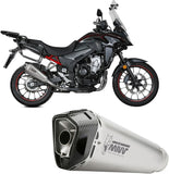 Système D'Échappement Homologué Au Niveau Sonore Delta Race Acier Carbon - Mivv Compatible Avec Honda Cb 500 X (2021-2024)