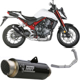 Système D'Échappement Complet Sans Catalyseur Et Homologué Au Niveau Sonore Gppro Carbon - Mivv Compatible Avec Honda Cb 750 Hornet (2023-2024)