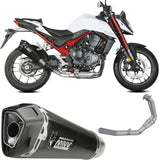 Système D'Échappement Complet Sans Catalyseur Et Homologué Au Niveau Sonore Delta Race Carbon Carbon - Mivv Compatible Avec Honda Cb 750 Hornet (2023-2024)
