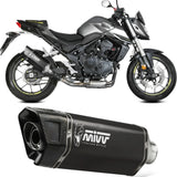 Système D'Échappement Homologué Au Niveau Sonore Sr-1 Acier Noir - Mivv Compatible Avec Honda Cb 750 Hornet (2023-2024)