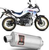 Système D'Échappement Homologué Au Niveau Sonore Dakar Acier - Mivv Compatible Avec Honda Xl 750 Transalp (2023-2024)