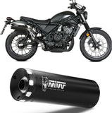 Système D'Échappement Homologué Au Niveau Sonore Hr-1 Acier Noir - Mivv Compatible Avec Honda Cl 500 (2023-2024)