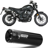 Système D'Échappement Homologué Au Niveau Sonore Hr-1 Acier Noir Carbon - Mivv Compatible Avec Honda Cl 500 (2023-2024)