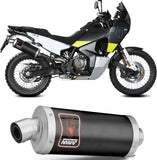 Système D'Échappement Homologué Au Niveau Sonore Dakar Acier Noir - Mivv Compatible Avec Husqvarna Norden 901 (2022-2024)