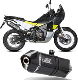 Système D'Échappement Homologué Au Niveau Sonore Speed Edge Acier Noir Carbon - Mivv Compatible Avec Husqvarna Norden 901 (2022-2024)