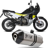 Système D'Échappement Homologué Au Niveau Sonore Speed Edge Acier Carbon - Mivv Compatible Avec Husqvarna Norden 901 (2022-2024)