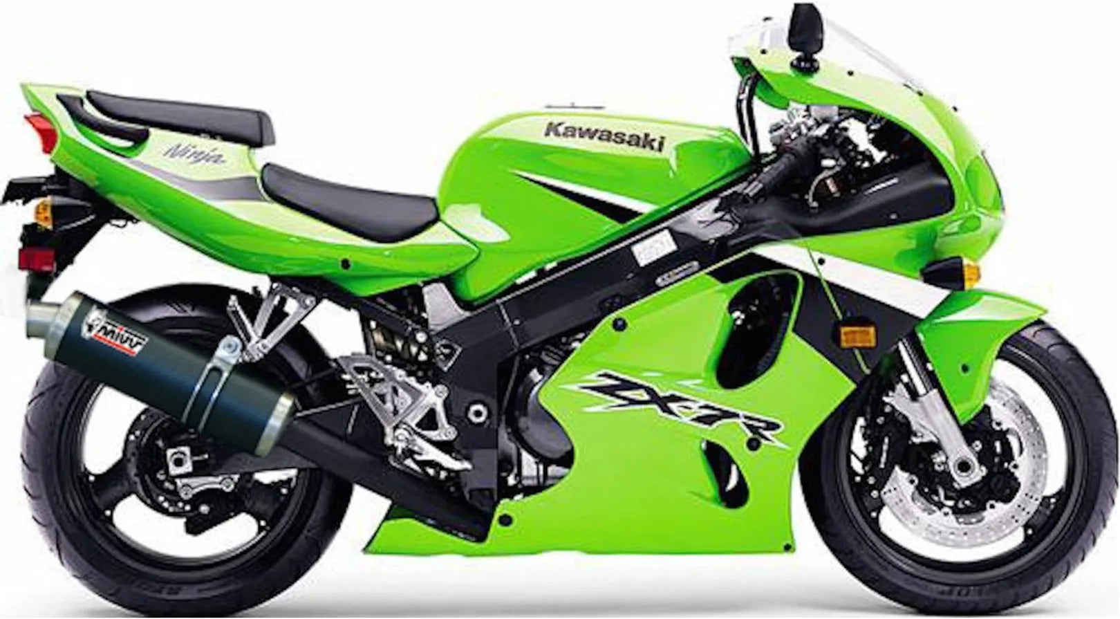 Système D'Échappement Homologué Au Niveau Sonore Oval Carbon - Mivv Compatible Avec Kawasaki Zx 7R (1996-2001)