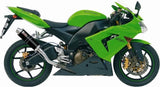 Système D'Échappement Homologué Au Niveau Sonore Gp Acier Noir - Mivv Compatible Avec Kawasaki Zx-10R (2004-2005)