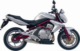 Non-Catalytic Exhaust Tip With Sound Certification X-Cone Stainless Steel - Mivv Compatible With Kawasaki Er-6 F (2005-2011)