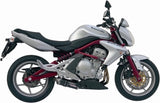 Système D'Échappement Non Catalysé Et Homologué Au Niveau Sonore Oval Carbon - Mivv Compatible Avec Kawasaki Er-6 F (2005-2011)