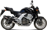 Système D'Échappement Catalytique Avec Homologation Acoustique Oval Carbon Carbon - Mivv Compatible Avec Kawasaki Z 750 (2007-2014)