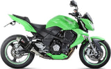 Double Sortie D'Échappement Homologuée Au Niveau Sonore Gp Carbon - Mivv Compatible Avec Kawasaki Z 1000 (2007-2009)