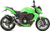 Double Sortie D'Échappement Homologuée Au Niveau Sonore Oval Carbon Carbon - Mivv Compatible Avec Kawasaki Z 1000 (2007-2009)