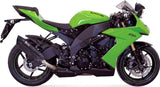 Système D'Échappement Homologué Au Niveau Sonore Suono Acier Noir Carbon - Mivv Compatible Avec Kawasaki Zx-10R (2008-2010)