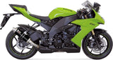 Système D'Échappement Homologué Au Niveau Sonore Gp Acier Noir - Mivv Compatible Avec Kawasaki Zx-10R (2008-2010)