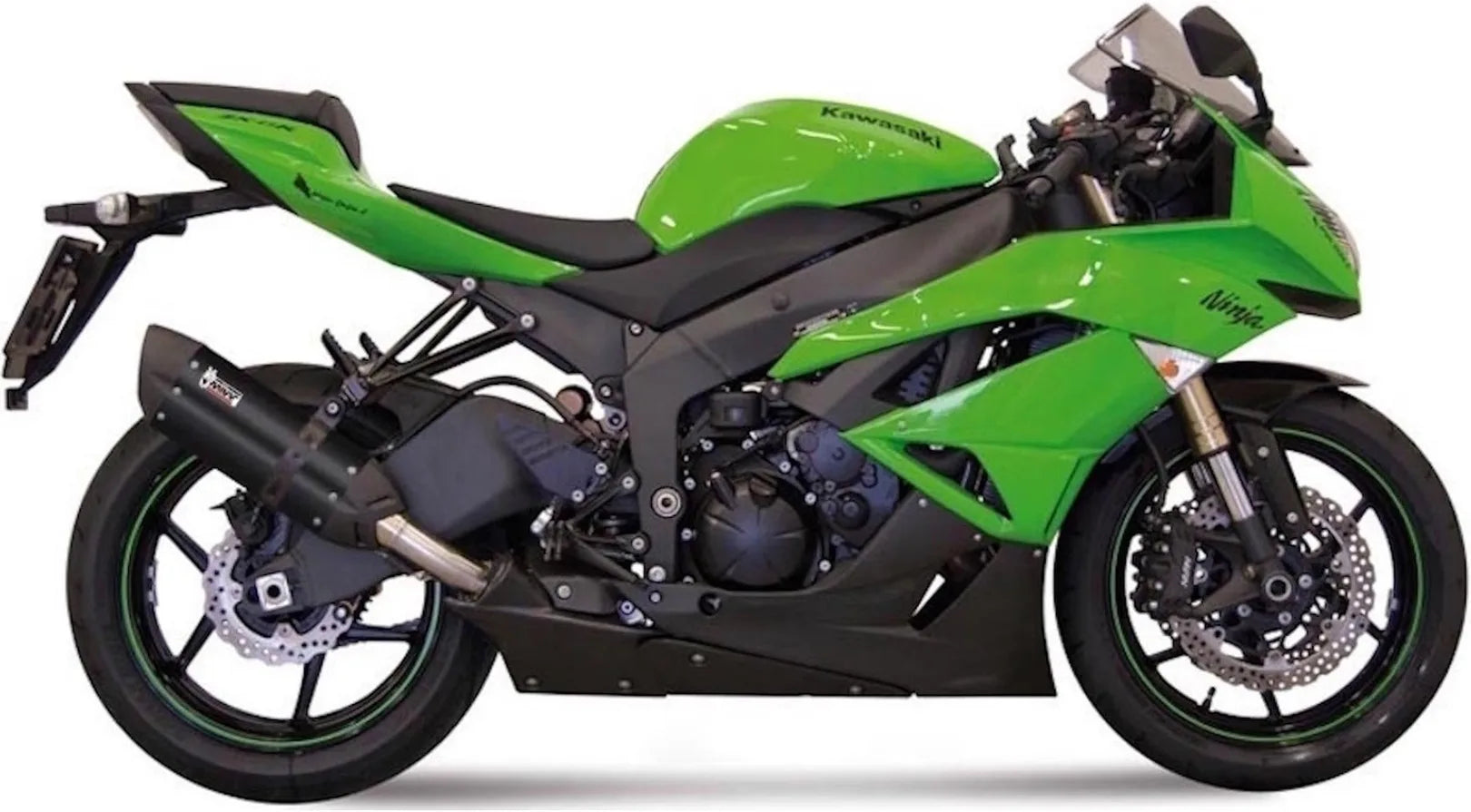 Système D'Échappement Homologué Au Niveau Sonore Suono Acier Noir Carbon - Mivv Compatible Avec Kawasaki Zx 6R 636 (2013-2016)