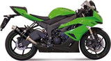 Exhaust Tip With Noise Certification Gp Steel Black - Mivv Compatible With Kawasaki Zx 6R 636 (2009-2016)