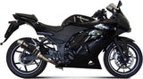 Système D'Échappement Homologué Au Niveau Sonore Gp Carbon - Mivv Compatible Avec Kawasaki Ninja 250 R (2008-2013)
