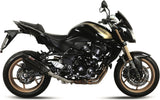 Non-Catalytic Exhaust Tip With Sound Certification Suono Steel Black Carbon - Mivv Compatible With Kawasaki Z 750 R (2011-2014)